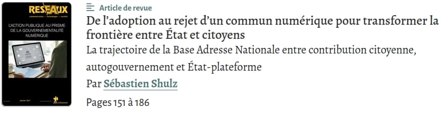 De l’adoption au rejet d’un commun numérique pour transformer la frontière entre État et citoyens